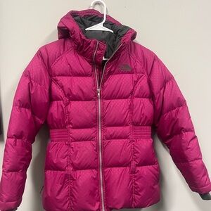 The North Face Kids Pink Puffer Jacket Size 14/16